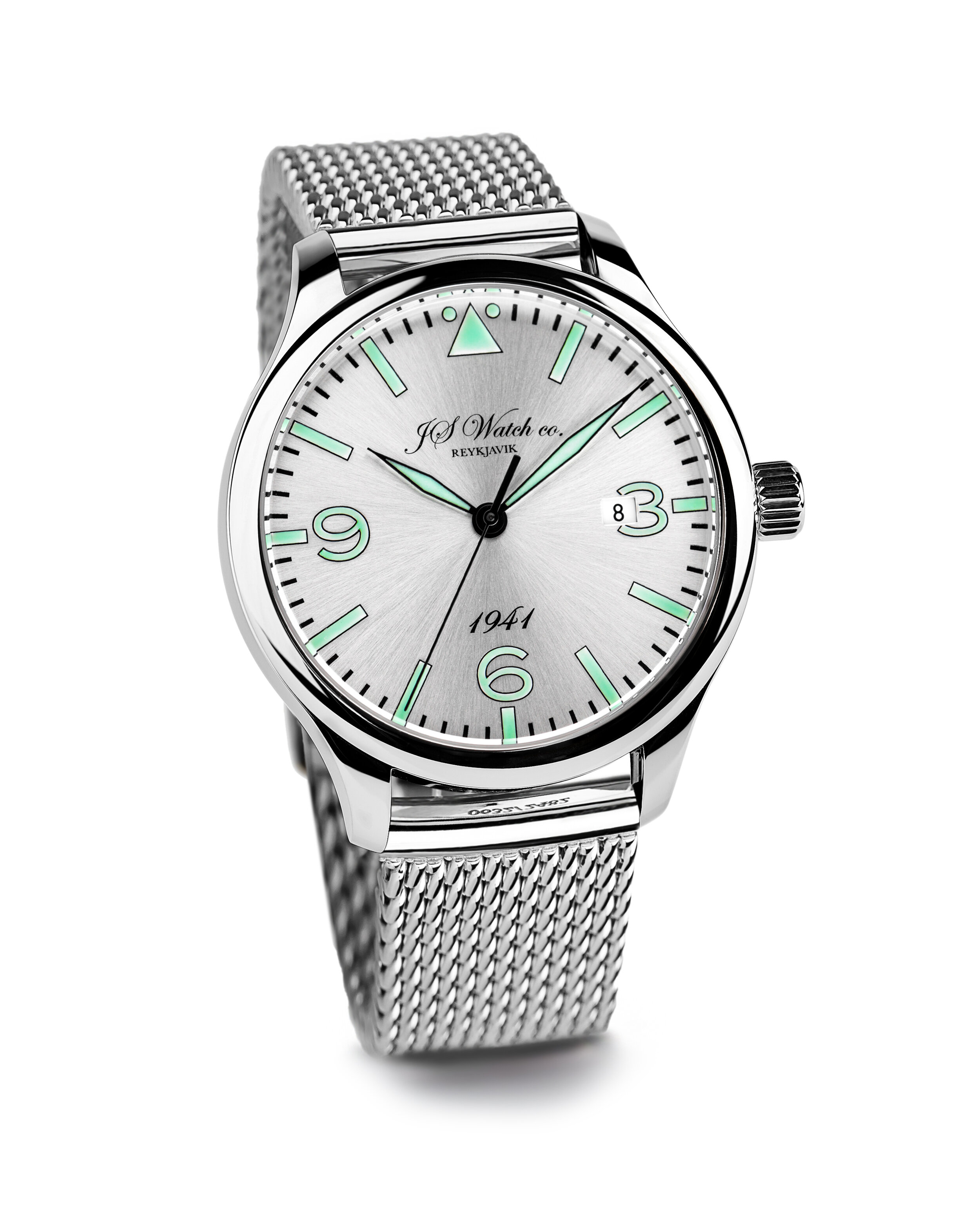 JS Watch Company Reykjavik — Frisland 1941 Silver